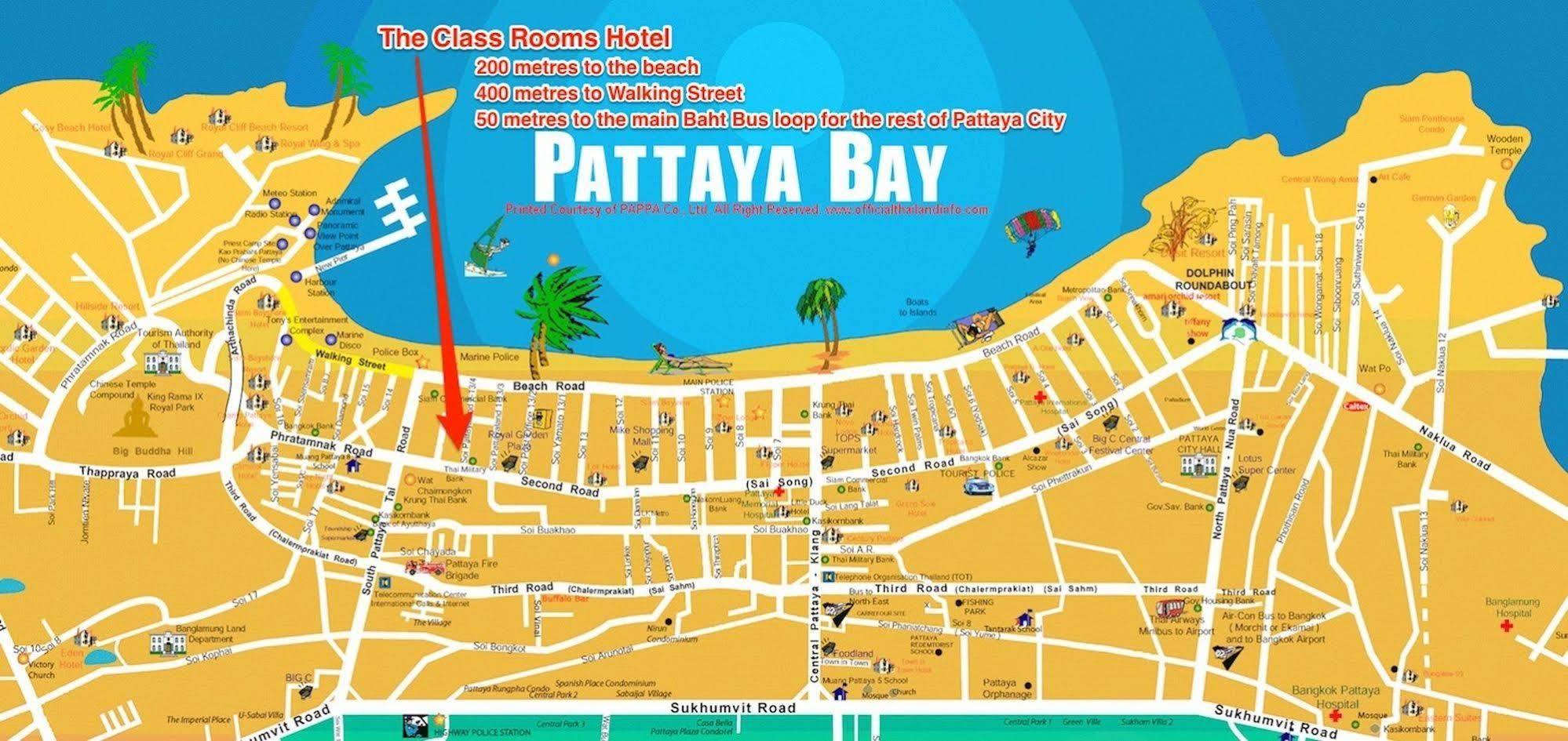The Classroom Hotel Pattaya Exterior foto